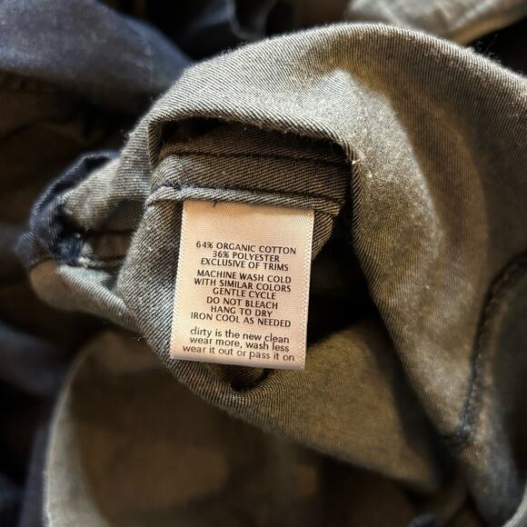 Toad & Co Wayfarer Chambray Blue Denim Button Tunic Top Sz Medium Boho Granola - Picture 6 of 7